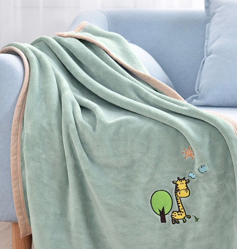 KFX-7800637 Thick Warm Flannel Pet Quilt Blanket for Fall & Winter - 100x120cm & 100x70cm