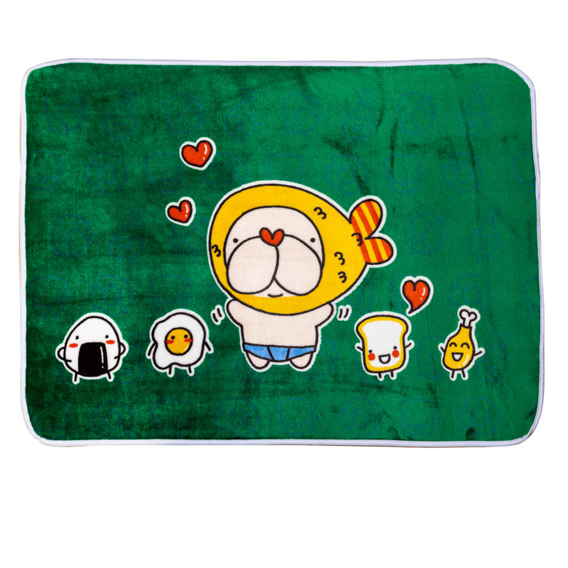 KFX-7800637 Thick Warm Flannel Pet Quilt Blanket for Fall & Winter - 100x120cm & 100x70cm