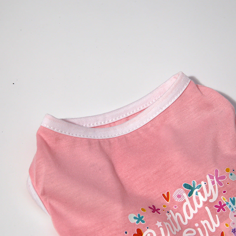 KFX-7803965 Cotton Pet Clothing for Dogs and Cats - Sizes XS to XL, Breathable Fabric
