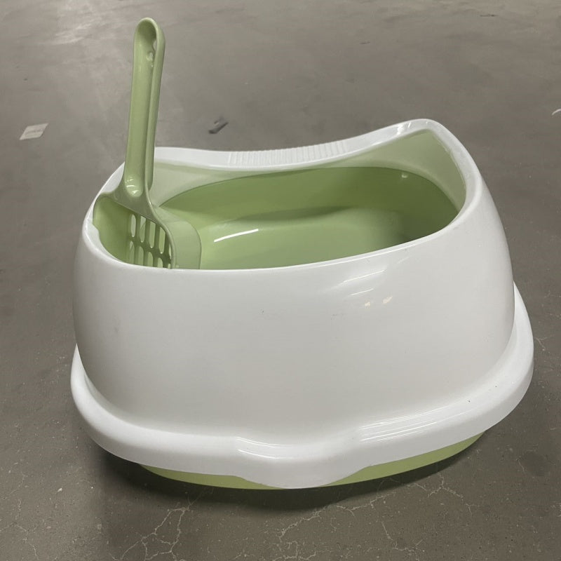 KFX-7805245 Compact Cat Litter Box for Easy Cleanup and Efficient Space Saving