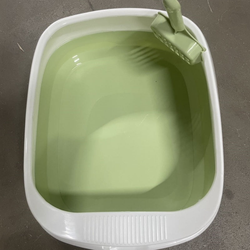 KFX-7805245 Compact Cat Litter Box for Easy Cleanup and Efficient Space Saving