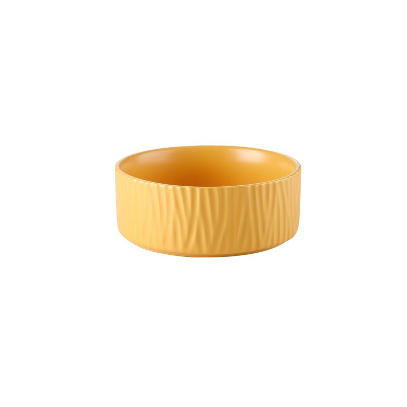 KFX-7805757 Modern Ceramic Cat Food and Drinking Bowl - Available in Multiple Colors