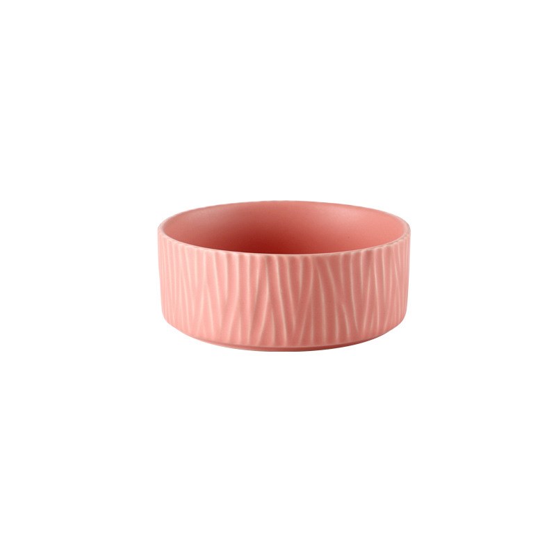 KFX-7805757 Modern Ceramic Cat Food and Drinking Bowl - Available in Multiple Colors