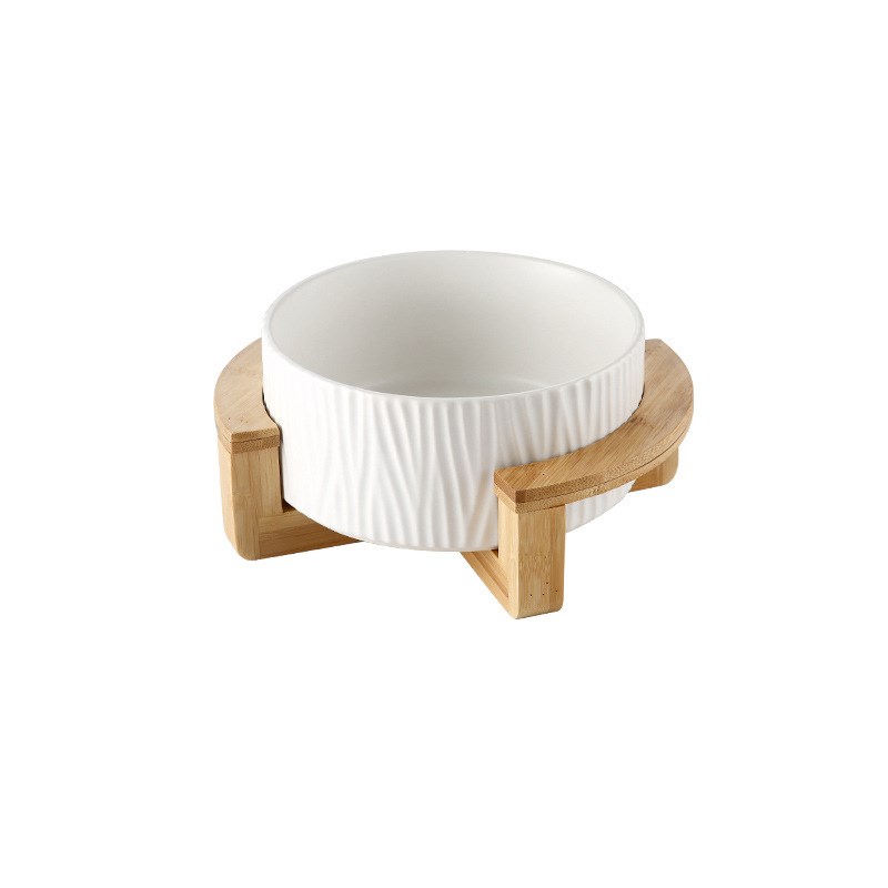 KFX-7805757 Modern Ceramic Cat Food and Drinking Bowl - Available in Multiple Colors