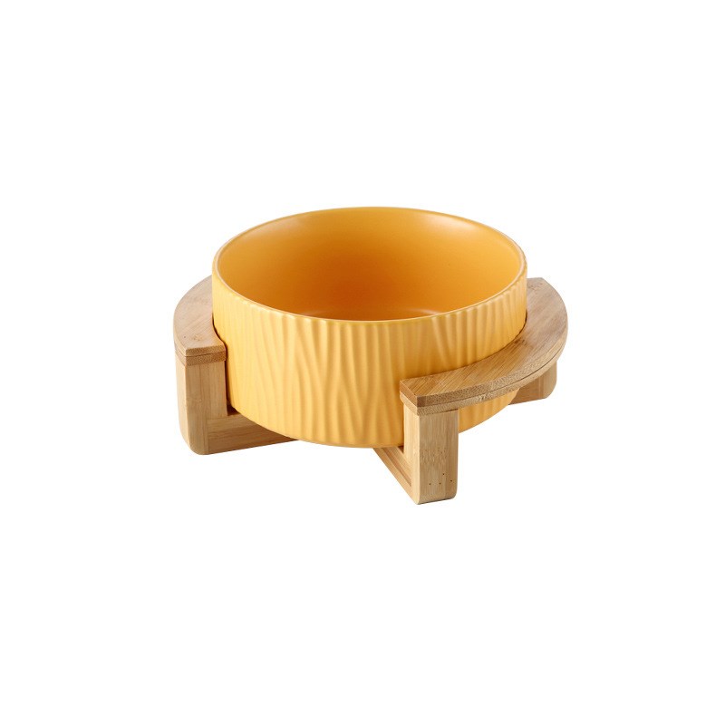 KFX-7805757 Modern Ceramic Cat Food and Drinking Bowl - Available in Multiple Colors