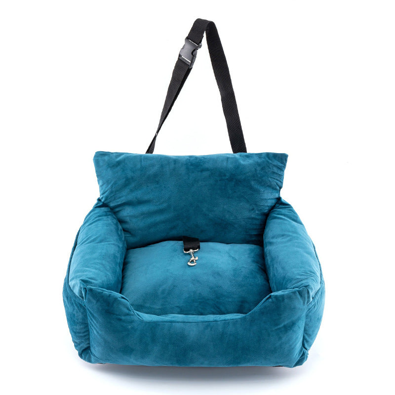 KFX-7806013 Stylish Dark Grey Cat and Dog Kennel - Comfortable Cloth Pet Seat 55cm x 50cm x 32cm
