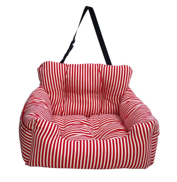 KFX-7806013 Stylish Dark Grey Cat and Dog Kennel - Comfortable Cloth Pet Seat 55cm x 50cm x 32cm