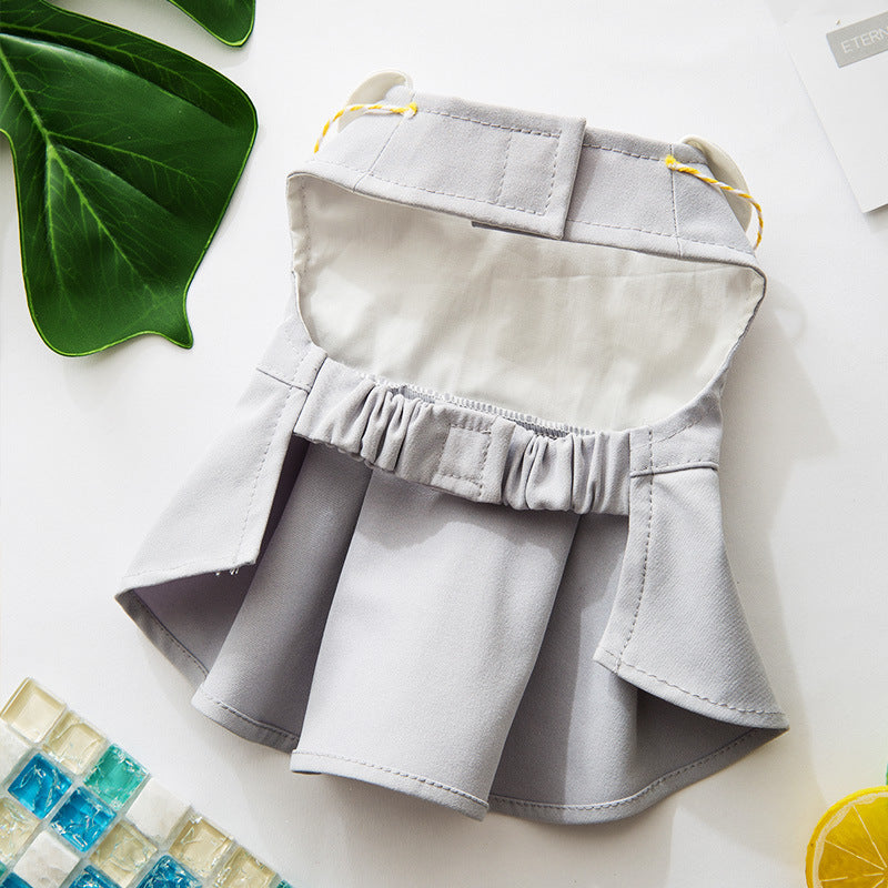 KFX-7806141 Summer Skirt Vest for Small Dogs and Cats in Bear and Carrot Designs