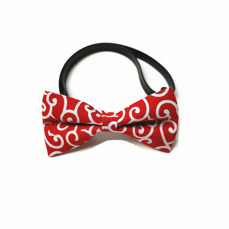 KFX-7807549 Japanese Style Handmade Cat Collar with Adjustable Leather Rope