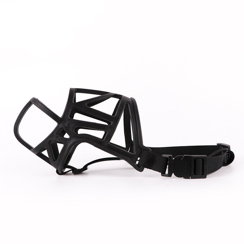 KFX-7809213 Dog Mouth Cover - Reinforced Designs Available in XS to XL with Adjustable Head and Mouth Circumference