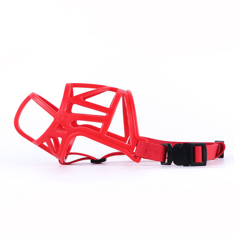 KFX-7809213 Dog Mouth Cover - Reinforced Designs Available in XS to XL with Adjustable Head and Mouth Circumference