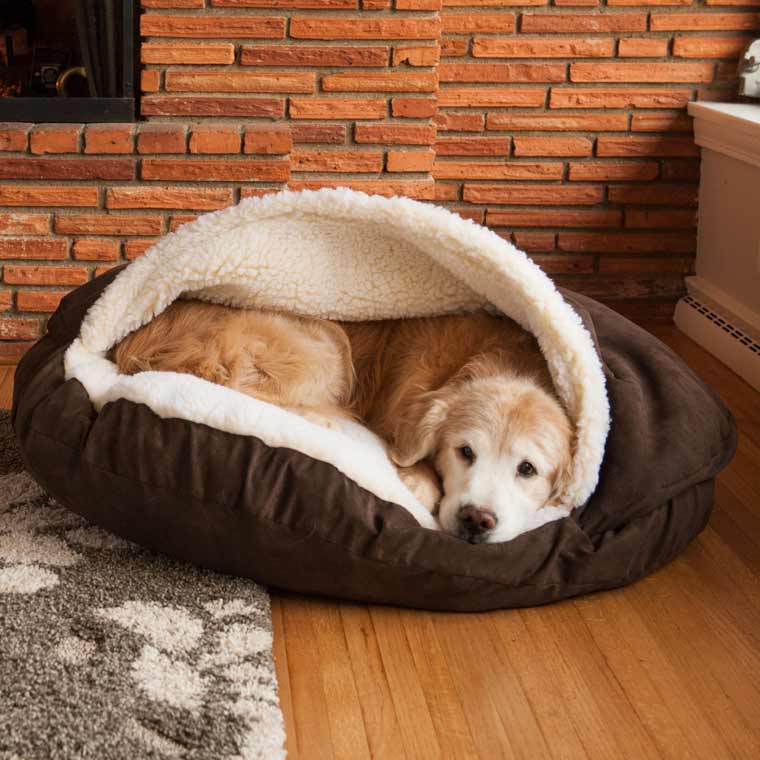 KFX-7809597 Removable Cat Nest and Kennel with Suede and Lambskin, Waterproof Design, Multiple Sizes Available