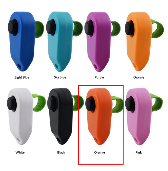 KFX-7810365 Hand-Activated Clicker Training Tool for Dog Obedience - Multiple Colors Available