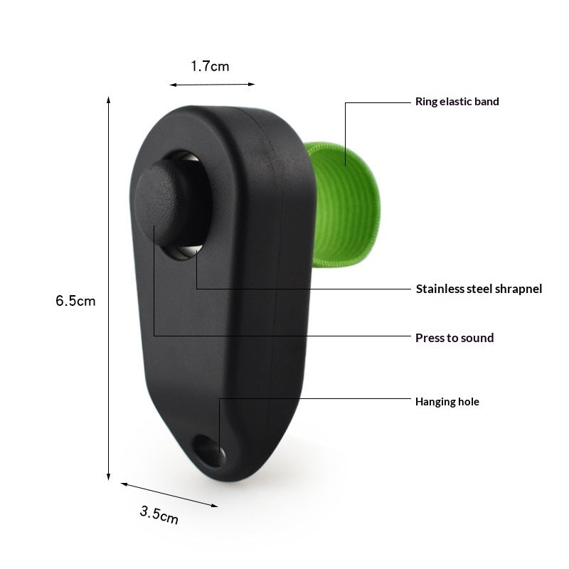 KFX-7810365 Hand-Activated Clicker Training Tool for Dog Obedience - Multiple Colors Available