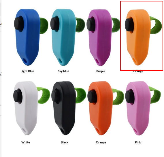 KFX-7810365 Hand-Activated Clicker Training Tool for Dog Obedience - Multiple Colors Available