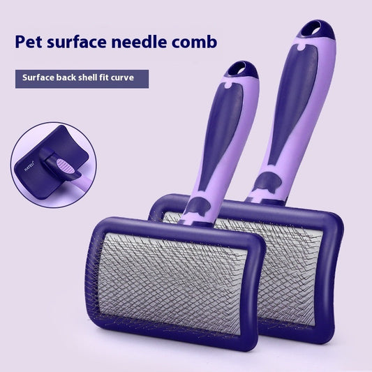 KFX-7811133 Hard Curved Needle Comb for Cats and Dogs – Available in Various Sizes and Colors