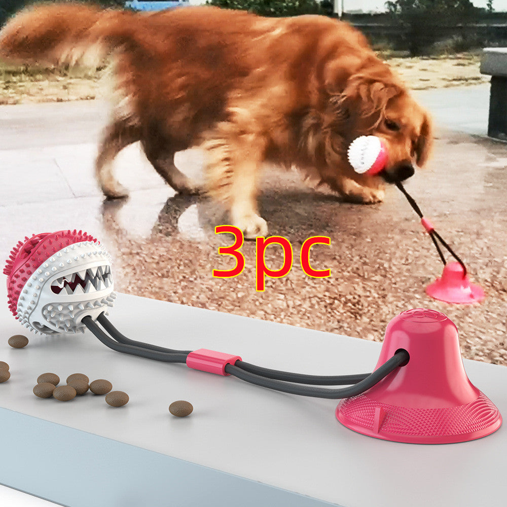 KFX-7813949 Durable TPR Drawstring Ball for Dogs of All Sizes