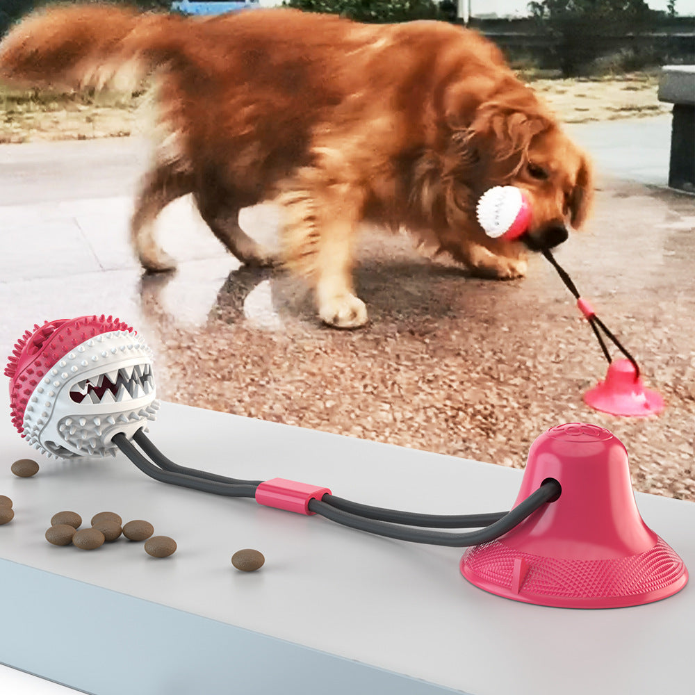KFX-7813949 Durable TPR Drawstring Ball for Dogs of All Sizes