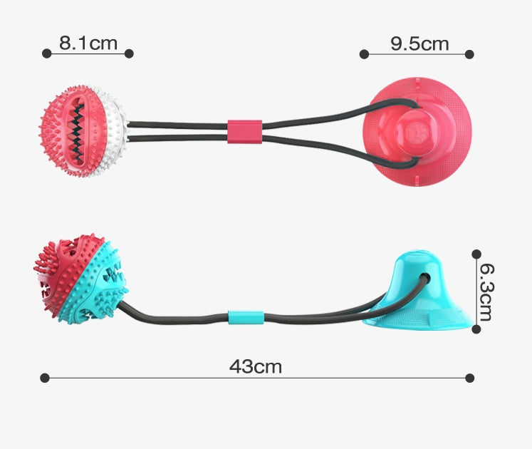 KFX-7813949 Durable TPR Drawstring Ball for Dogs of All Sizes