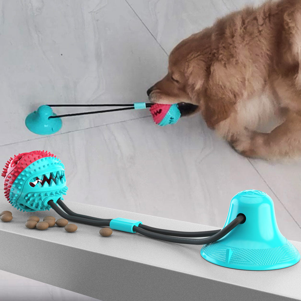 KFX-7813949 Durable TPR Drawstring Ball for Dogs of All Sizes