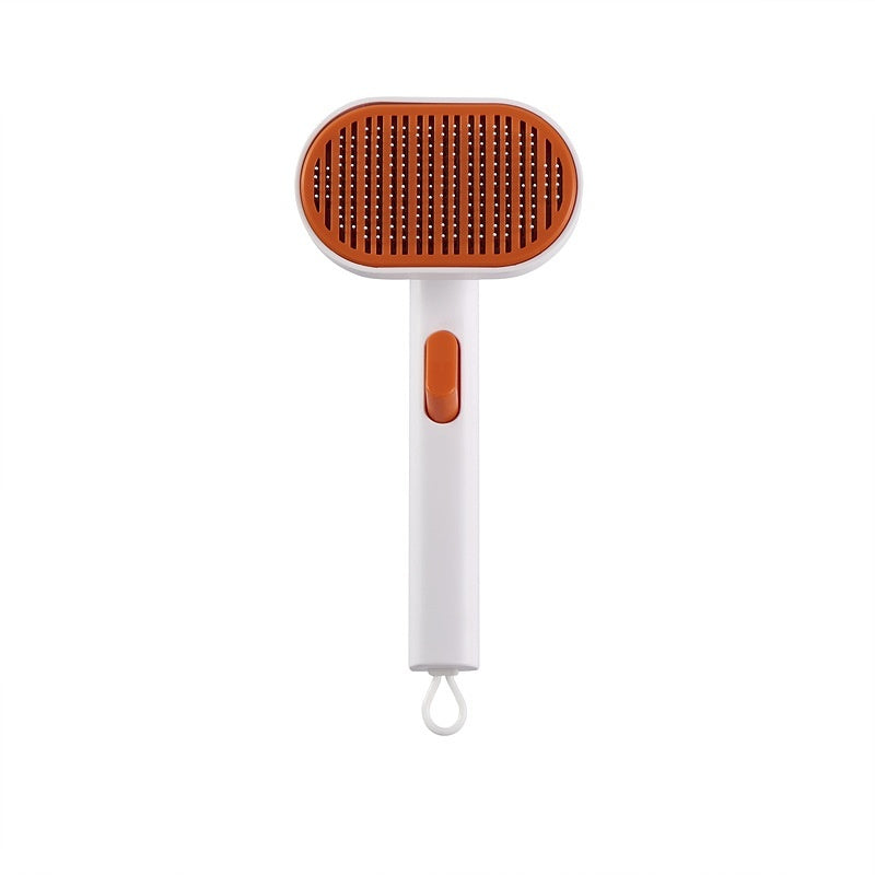KFX-7816893 Automatic Pet Hair Removal Brush - ABS and Stainless Steel Design, Multiple Colors Available