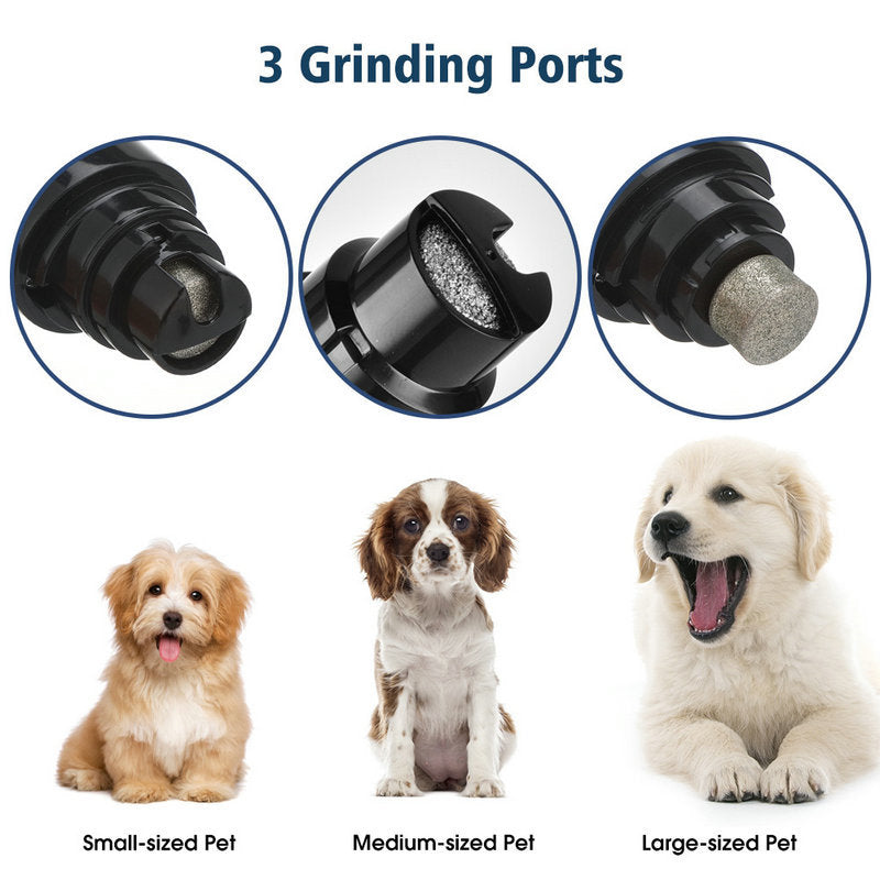 KFX-7819069 Silent Pet Nail Grinder with Adjustable Speeds and Ergonomic Design