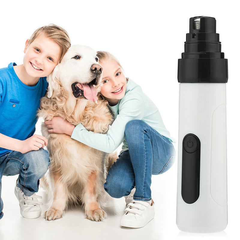 KFX-7819069 Silent Pet Nail Grinder with Adjustable Speeds and Ergonomic Design