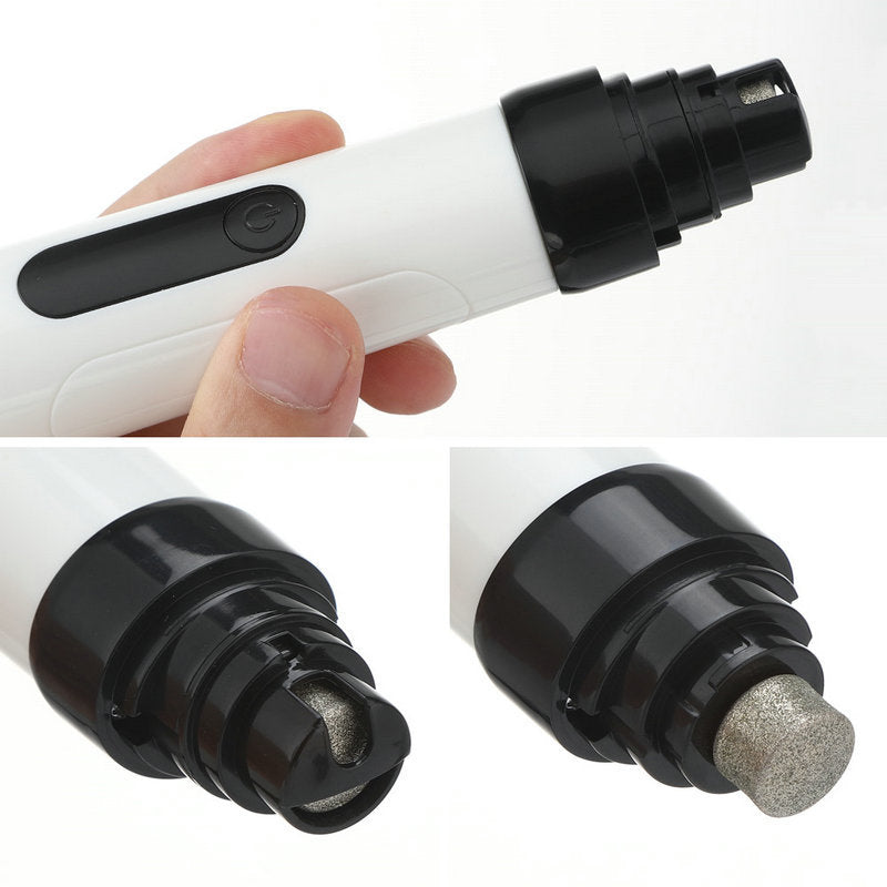 KFX-7819069 Silent Pet Nail Grinder with Adjustable Speeds and Ergonomic Design