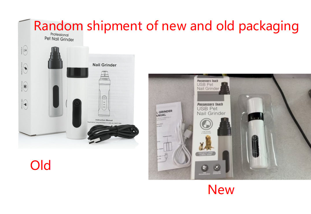 KFX-7819069 Silent Pet Nail Grinder with Adjustable Speeds and Ergonomic Design