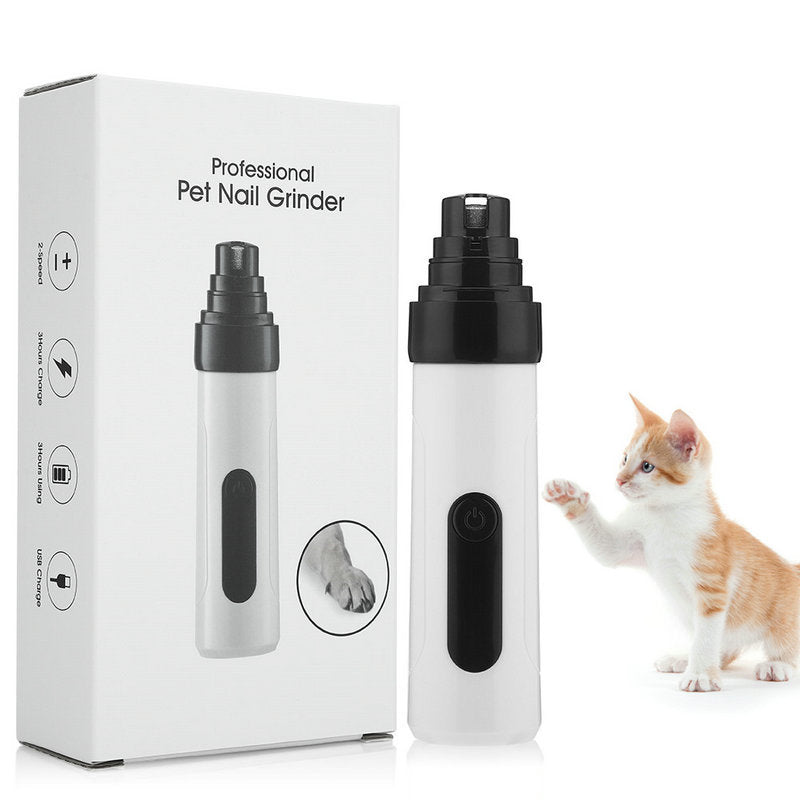 KFX-7819069 Silent Pet Nail Grinder with Adjustable Speeds and Ergonomic Design