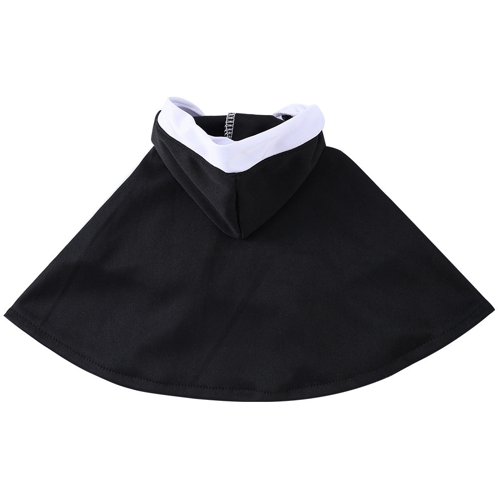 KFX-7820733 Pet Nun Cloak Halloween Costume for Dogs and Cats - Polyester Outfit in Various Sizes