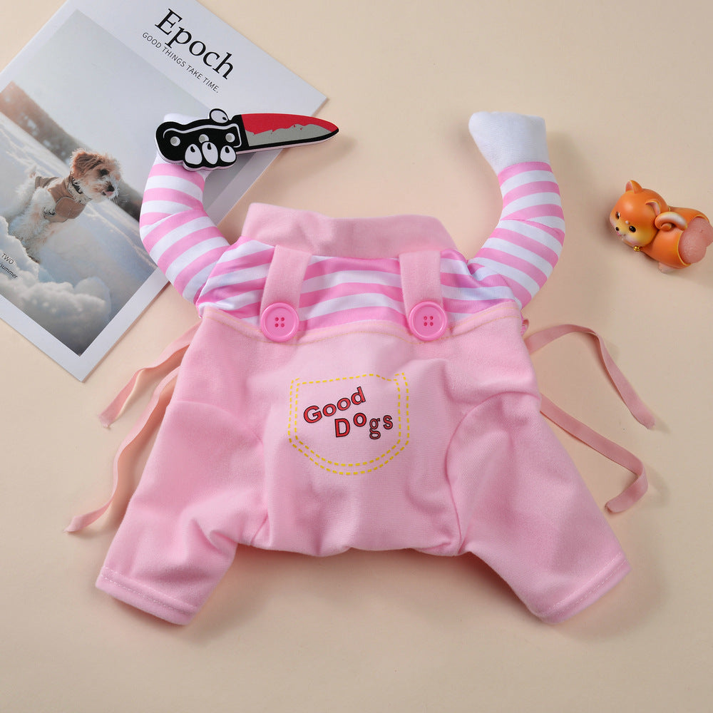 KFX-7820733 Pet Nun Cloak Halloween Costume for Dogs and Cats - Polyester Outfit in Various Sizes