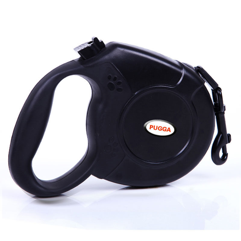 KFX-7820861 Retractable Dog Leash for Medium and Large Dogs - 5M Flat or 8M Round Rope, Durable ABS and Nylon Materials