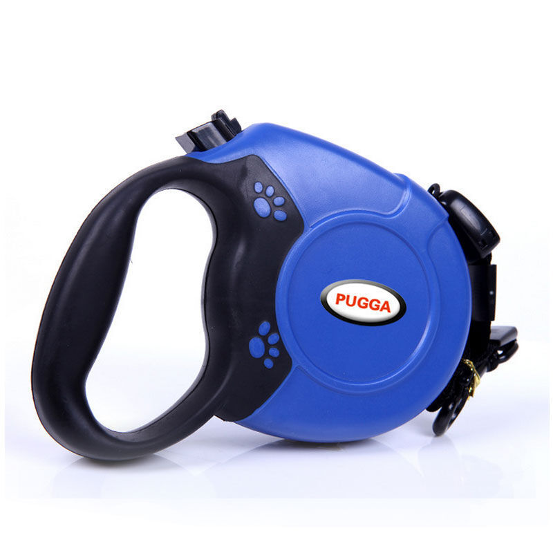 KFX-7820861 Retractable Dog Leash for Medium and Large Dogs - 5M Flat or 8M Round Rope, Durable ABS and Nylon Materials
