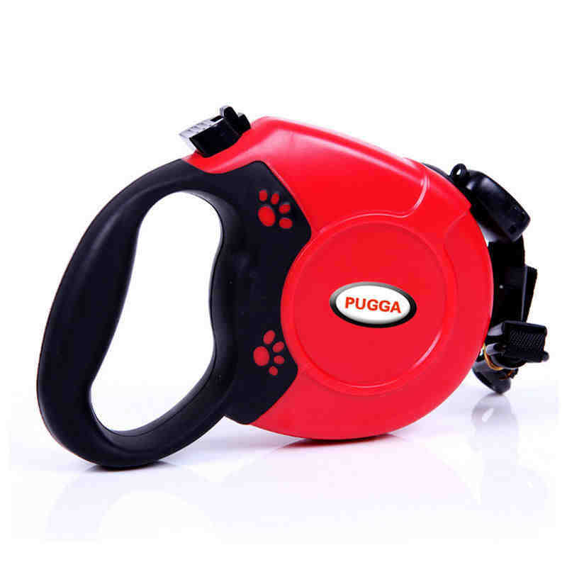 KFX-7820861 Retractable Dog Leash for Medium and Large Dogs - 5M Flat or 8M Round Rope, Durable ABS and Nylon Materials