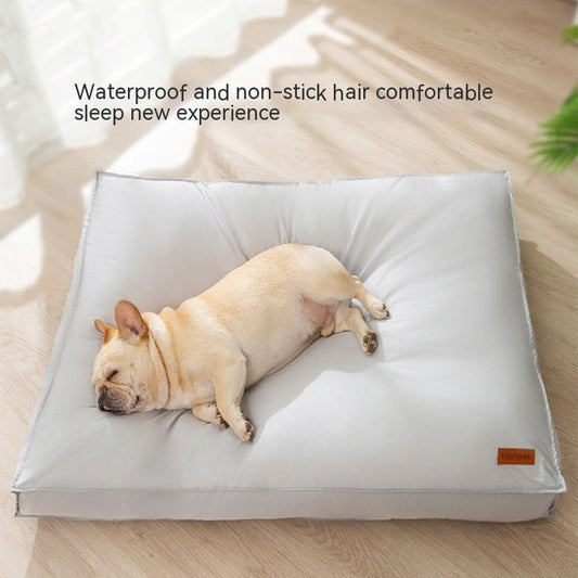 KFX-7821117 Memory Foam Waterproof Pet Bed Mat for Small to Large Dogs and Cats, Removable and Washable with Non-Slip Bottom