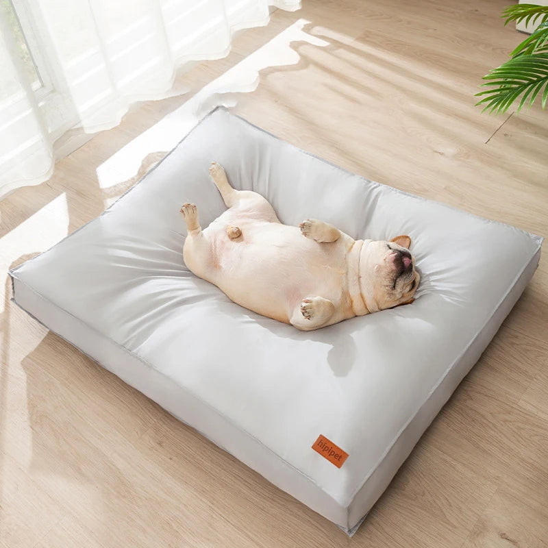 KFX-7821117 Memory Foam Waterproof Pet Bed Mat for Small to Large Dogs and Cats, Removable and Washable with Non-Slip Bottom
