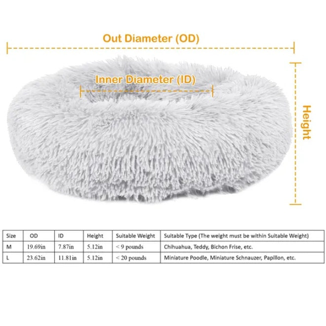 KFX-7824701 Cozy Soft Wool Bed for Dogs and Cats