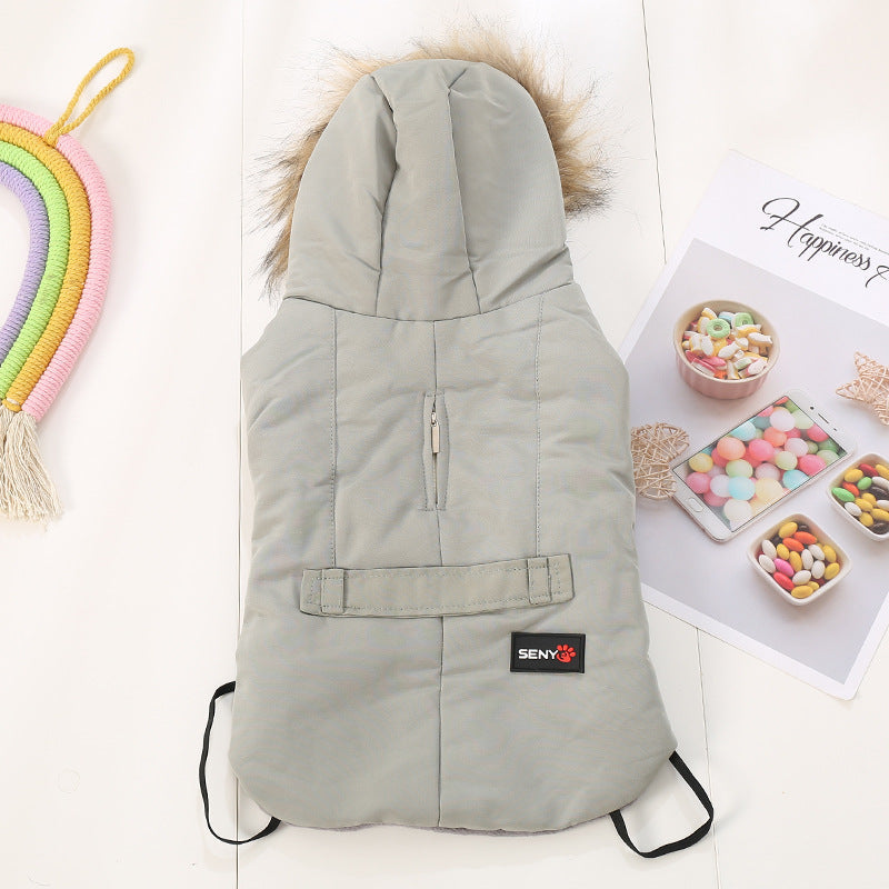 KFX-7825469 Cozy Cotton-Padded Casual Wear for Small Dogs in Autumn/Winter