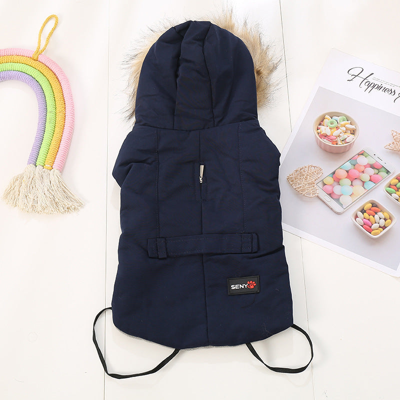 KFX-7825469 Cozy Cotton-Padded Casual Wear for Small Dogs in Autumn/Winter