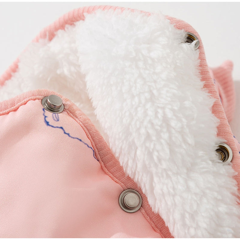 KFX-7825597 Cozy Bear Printed Cotton Jumpsuit for Small and Medium Dogs, Perfect for Autumn and Winter