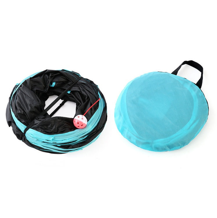 KFX-7825853 Collapsible Pet Tunnel S-Type Four-Way Cat Play Tent