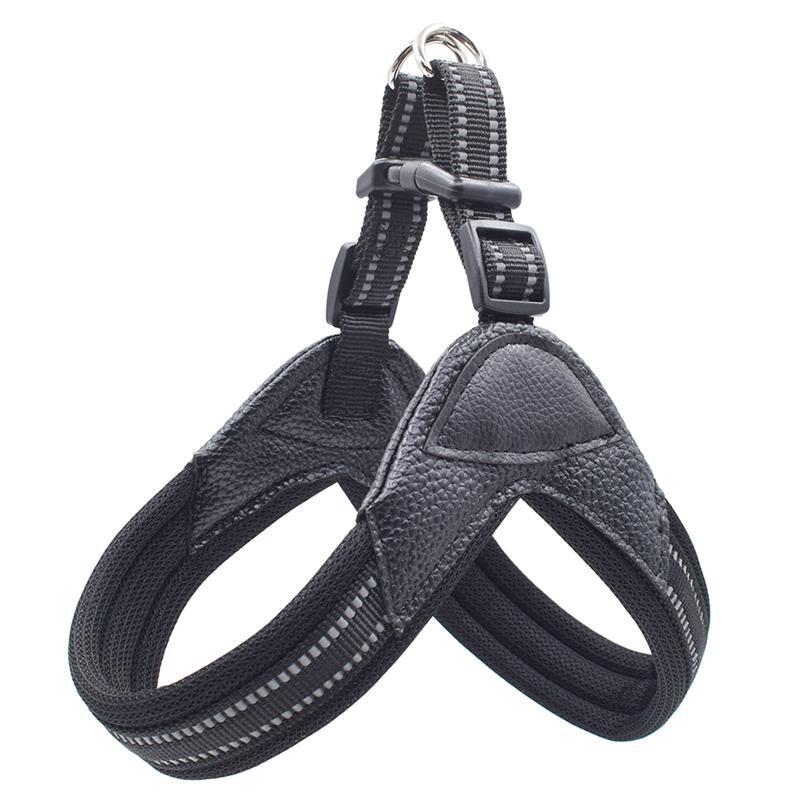 KFX-7826621 Breathable Herringbone Pet Chest Harness and Traction Rope Set, Reflective Design, Comfortable Fit for Dogs