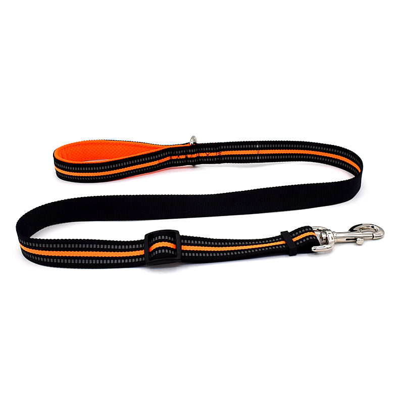 KFX-7826621 Breathable Herringbone Pet Chest Harness and Traction Rope Set, Reflective Design, Comfortable Fit for Dogs