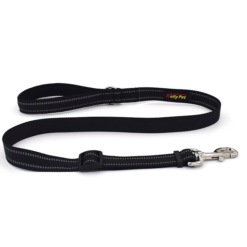KFX-7826621 Breathable Herringbone Pet Chest Harness and Traction Rope Set, Reflective Design, Comfortable Fit for Dogs