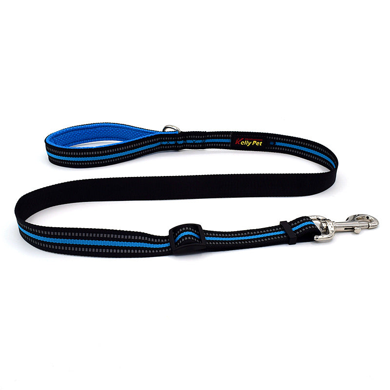 KFX-7826621 Breathable Herringbone Pet Chest Harness and Traction Rope Set, Reflective Design, Comfortable Fit for Dogs