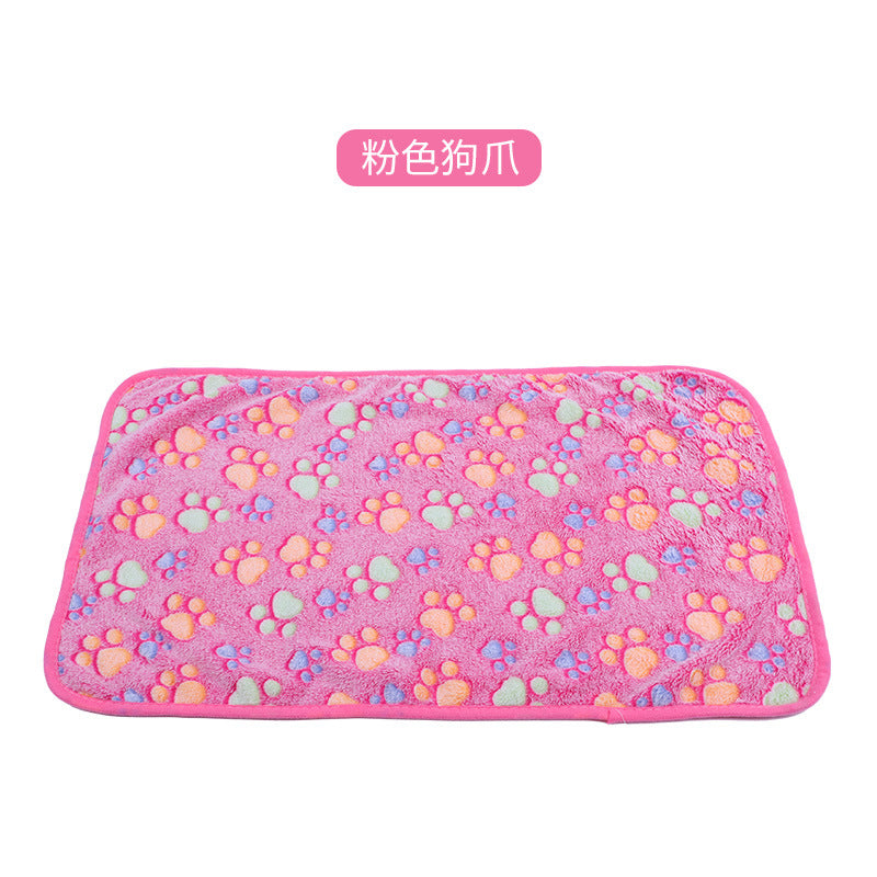 KFX-7828669 Cozy Flannel Pet Blanket for Dogs and Cats in Various Colors and Sizes