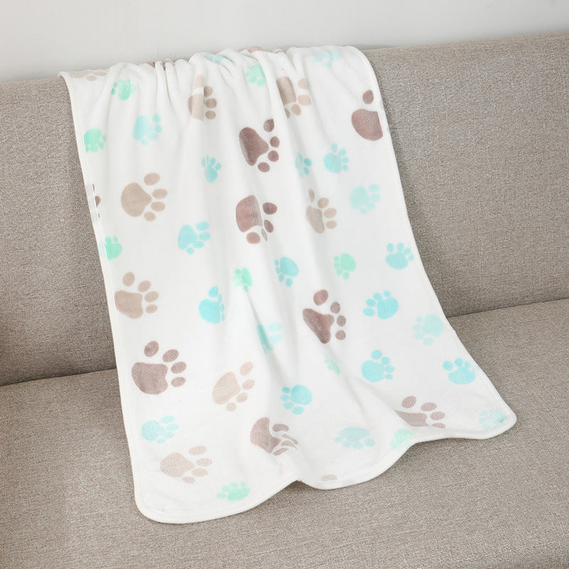 KFX-7828669 Cozy Flannel Pet Blanket for Dogs and Cats in Various Colors and Sizes