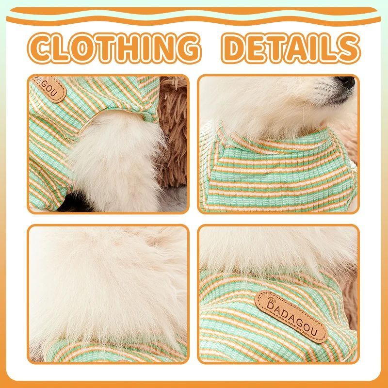 KFX-7832381 Spring Summer Dog Cooling Vest Cotton T-Shirt for Small and Medium Breeds