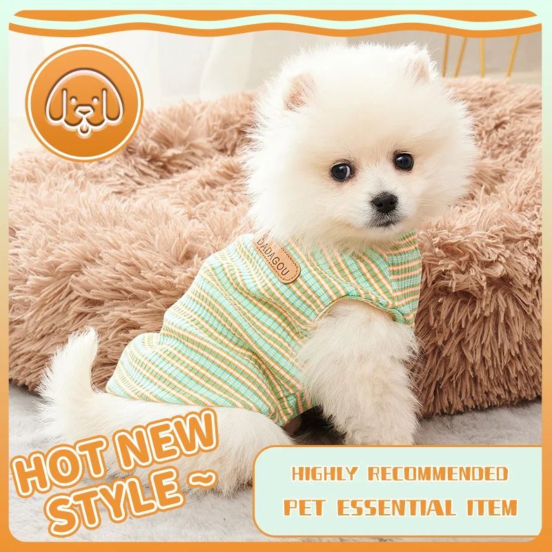 KFX-7832381 Spring Summer Dog Cooling Vest Cotton T-Shirt for Small and Medium Breeds